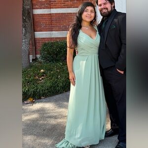 sage green bridesmaid dress